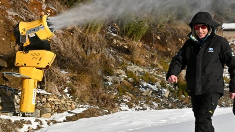Patrick Peintner: Fabricación de nieve técnica en el Cerro Catedral