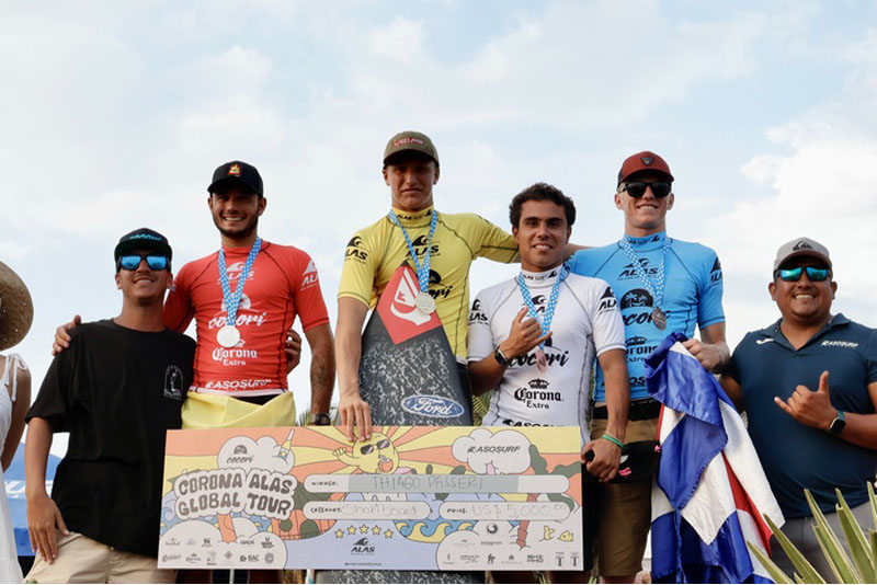 Thiago Passeri campeón Open en el Corona ALAS Global Tour en El Paredón