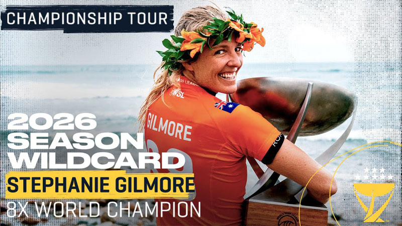 Stephanie Gilmore vuelve al Championship Tour en 2026