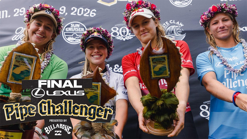 Gabriela Bryan ganó el Lexus Pipe Challenger Presented by Billabong